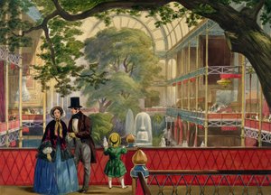 Vue depuis le balcon, de Dickinsons Comprehensive Pictures of the Great Exhibition of 1851, publié en 1854
